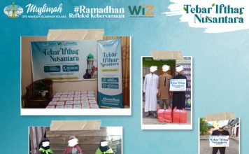 PANITIA AMALIAH RAMADHAN MUSLIMAH WAHDAH ISLAMIYAH KOLAKA SALURKAN 500 PAKET IFTHAR DAN 15 PAKET SEMBAKO