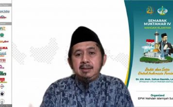 MENGISI TABLIGH AKBAR MENUJU MUKTAMAR IV, PIMPINAN UMUM WAHDAH ISLAMIYAH AJAK WARGA SULTRA BERKARYA MEWUJUDKAN BAKTI DAN SETIA UNTUK INDONESIA