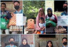 WIZ Sultra Gandeng Wahdah Peduli Buton Selatan Salurkan Bantuan Sembako Untuk Dhuafa