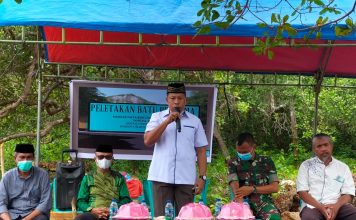 Letakkan Batu Pertama Bangunan Pusat Dakwah Wahdah Islamiyah Butur, Wakil Bupati: Semoga Membawa Berkah dan Manfaat Bagi Pembangunan Daerah
