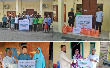 Hari ke 6 Ramadhan, PAR Wahdah Islamiyah Kolaka Utara Tebar Ribuan Paket Buka Puasa