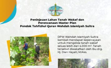 Galeri Foto | Ketua DPW WI Sultra Tinjau Tanah Wakaf di Desa Anduna Baru, Konawe Selatan
