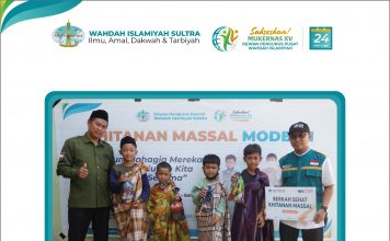 Bantu Anak Yatim & Dhuafa, Wahdah Islamiyah Kolaka Gelar Khitanan Massal Modern