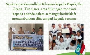 Peduli Gempa Cianjur, Siswa Sekolah Wahdah Kendari Donasikan Puluhan Juta Rupiah