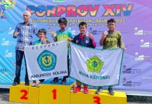 Santri Sekolah Wahdah Kolaka Sumbang Sejumlah Medali di Ajang Porprov XIV Sultra
