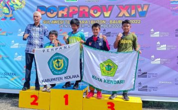 Santri Sekolah Wahdah Kolaka Sumbang Sejumlah Medali di Ajang Porprov XIV Sultra