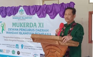 Buka Mukerda XI WI Bombana, Sekda Bombana Singgung Pentingnya Kolaborasi