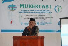 Buka Mukercab Wahdah Islamiyah Samaturu, Sekcam: Saya Bangga dengan Lembaga Keagamaan Seperti Ini