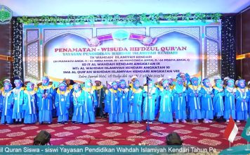 Yayasan Pendidikan Wahdah Islamiyah Kendari Gelar Penamatan dan Wisuda Ratusan Peserta Didik dari PAUD hingga SMA