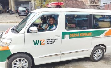 Optimalkan Layanan Sosial untuk Masyarakat Konawe, Wahdah Inspirasi Zakat Sediakan Ambulance Gratis