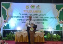 Pj Bupati Buton Ajak Masyarakat Daftarkan Anak ke Yayasan Pendidikan Khoiru Ummah Wahdah Buton