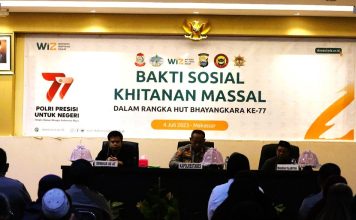 HUT Bhayangkara ke-77, Densus 88 Mabes Polri Gandeng Polrestabes Makassar dan Wahdah Islamiyah Gelar Bakti Sosial
