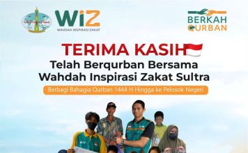 Tebar Qurban Nusantara, Wahdah Islamiyah Sultra Salurkan 21 Ton Daging Qurban