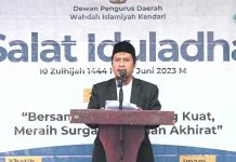 Khutbah Idul Adha di Lapangan Futsal UHO, Ustadz Riyan Saputra Ungkap Peran Penting Nilai Tauhid dalam Membangun Peradaban