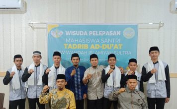 Pelepasan Mahasantri Tadrib ad Duat Sultra ke XX, Ustaz Ikhwan Kapai Ajak Para Dai Tinggalkan Jejak Kebaikan Sebelum Meninggalkan Dunia