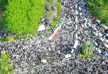 Lawan Pembantaian di Palestina, 1 Juta Massa Bela Palestina Padati Gedung Kedubes AS Jakarta