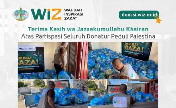 Wahdah Inspirasi Zakat Berhasil Antarkan Sembako Donasi Warga Indonesia ke Jalur Gaza