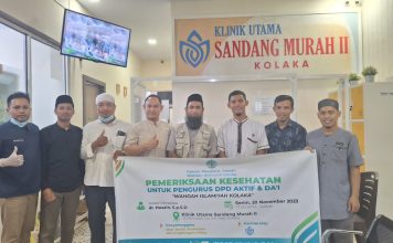 Jaga Stamina Dai & Pengurus, Wahdah Kolaka Gandeng Klinik Utama Sandang Murah Gelar Full Medical Checkup