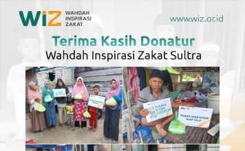 Berkah Peduli | Wahdah Inspirasi Zakat Salurkan Puluhan Paket Makanan Saji di Mawasangka – Buteng