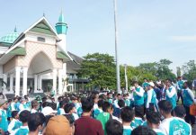 Jalan Sehat bersama Peserta Mukerwil X, Ustaz Zaitun Ingatkan Pentingnya Adab dalam Aktivitas Apapun