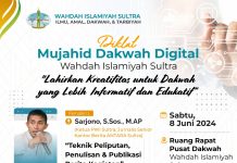 Diklat Mujahid Dakwah Digital Wahdah Sultra
