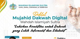 Diklat Mujahid Dakwah Digital Wahdah Sultra