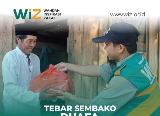Wahdah Inspirasi Zakat Kolaka Salurkan Paket Sembako untuk Keluarga Prasejahtera