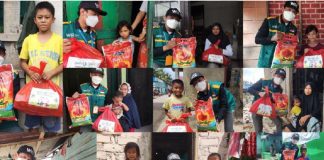 Wahdah Inspirasi Zakat dan Kemenag Sultra Kolaborasi Salurkan Sembako untuk Anak Yatim