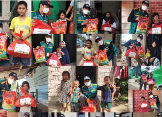 Wahdah Inspirasi Zakat dan Kemenag Sultra Kolaborasi Salurkan Sembako untuk Anak Yatim