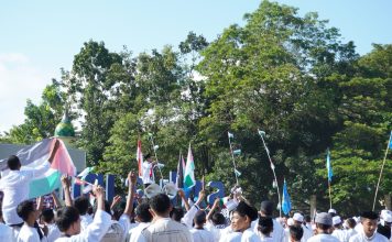 Kolaborasi Apik Wahdah Islamiyah dan Hidayatullah Gemakan Aksi Solidaritas Palestina di Kota Kendari