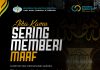 Jika Sering Memberi Maaf