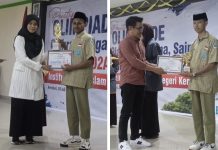 2 Orang Siswa SMAQu Wahdah Kendari Raih Prestasi di Ajang O2ASER IAIN Kendari