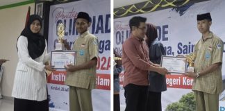 2 Orang Siswa SMAQu Wahdah Kendari Raih Prestasi di Ajang O2ASER IAIN Kendari