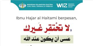 Jangan Meremehkan Orang Lain