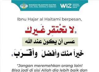 Jangan Meremehkan Orang Lain