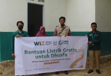 Kolaborasi WIZ Sultra dan YBM PLN Kendari Berikan Akses Listrik Bagi Keluarga Dhuafa di Kendari