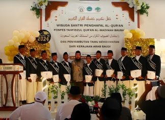 Wisuda Penghafal Al Quran Ponpes Al Madinah Wahdah Islamiyah: Menebar Cinta Al Quran di Tanah Baubau