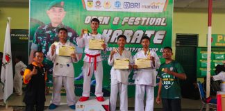 Kejuaraan Karate Dandim 1417/KDI Cup III: Dojo Ponpes al Wahdah Kendari Raih 18 Medali