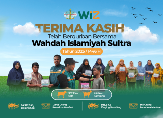 Tebar Qurban Nusantara 1446 H: Wahdah Islamiyah Salurkan 25 Ton Daging Qurban ke 13 Ribu Masyarakat di 17 Kab/Kota se Sultra