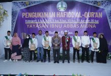 Yayasan Ibnu Abbas Muna Kukuhkan Puluhan Santri Penghafal Quran