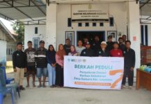 Peduli Kamaru, Wahdah Islamiyah Buton Salurkan Donasi Masyarakat, Ringankan Kondisi Korban Kebakaran