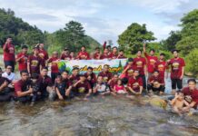 Perkuat Soliditas dan Ukhuwah Kader, Wahdah Islamiyah Gelar Tarbiyah Camp di Pinggir Sungai Saludongka