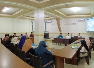 Mahasiswa Manajemen Dakwah IAIN Kendari Kuliah Lapangan di Kantor DPW Wahdah Islamiyah Sultra