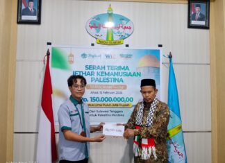 Dari Sultra untuk Gaza: Donasi Rp150 Juta Difokuskan untuk Sahur dan Berbuka Ramadhan