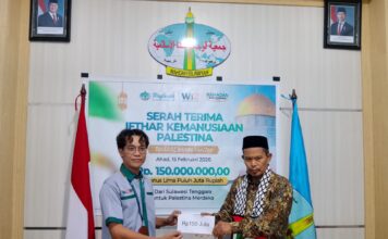Dari Sultra untuk Gaza: Donasi Rp150 Juta Difokuskan untuk Sahur dan Berbuka Ramadhan