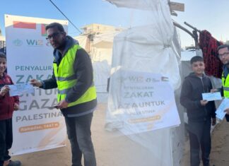Penuhi Amanah Muzakki, Laznas WIZ – KITA Palestina Distribusikan Bantuan Tunai Zakat Maal ke Warga Gaza Utara