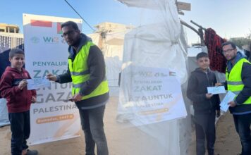 Penuhi Amanah Muzakki, Laznas WIZ – KITA Palestina Distribusikan Bantuan Tunai Zakat Maal ke Warga Gaza Utara