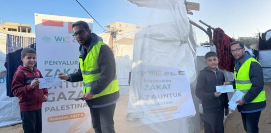 Penuhi Amanah Muzakki, Laznas WIZ – KITA Palestina Distribusikan Bantuan Tunai Zakat Maal ke Warga Gaza Utara
