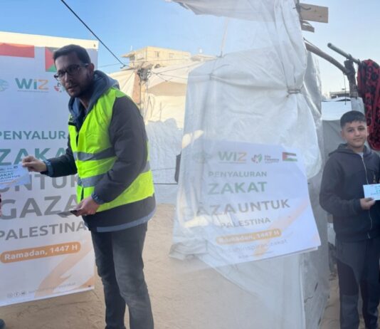 Penuhi Amanah Muzakki, Laznas WIZ – KITA Palestina Distribusikan Bantuan Tunai Zakat Maal ke Warga Gaza Utara