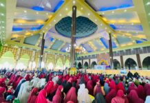 Masjid ICDT Bulukumba Menggelora, Ribuan Kader Wahdah Islamiyah Serukan Kepedulian Terhadap Palestina